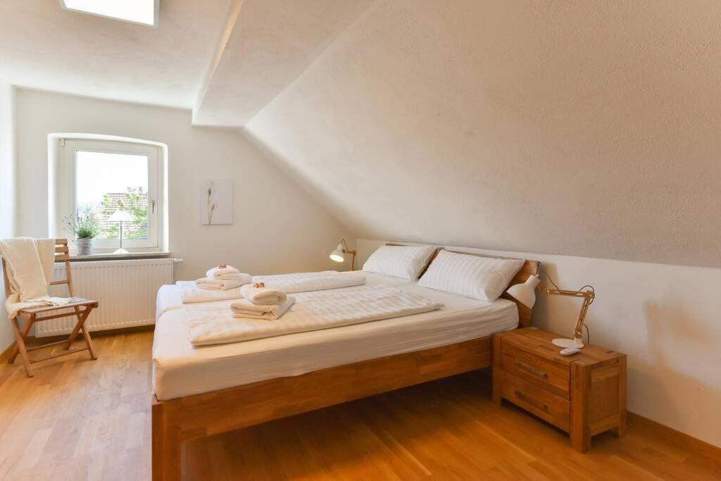 Dachgiebeloase Appartement Mehlmeisel Buitenkant foto