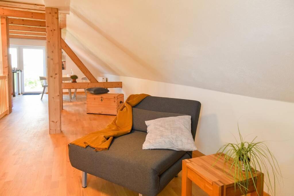 Dachgiebeloase Appartement Mehlmeisel Buitenkant foto