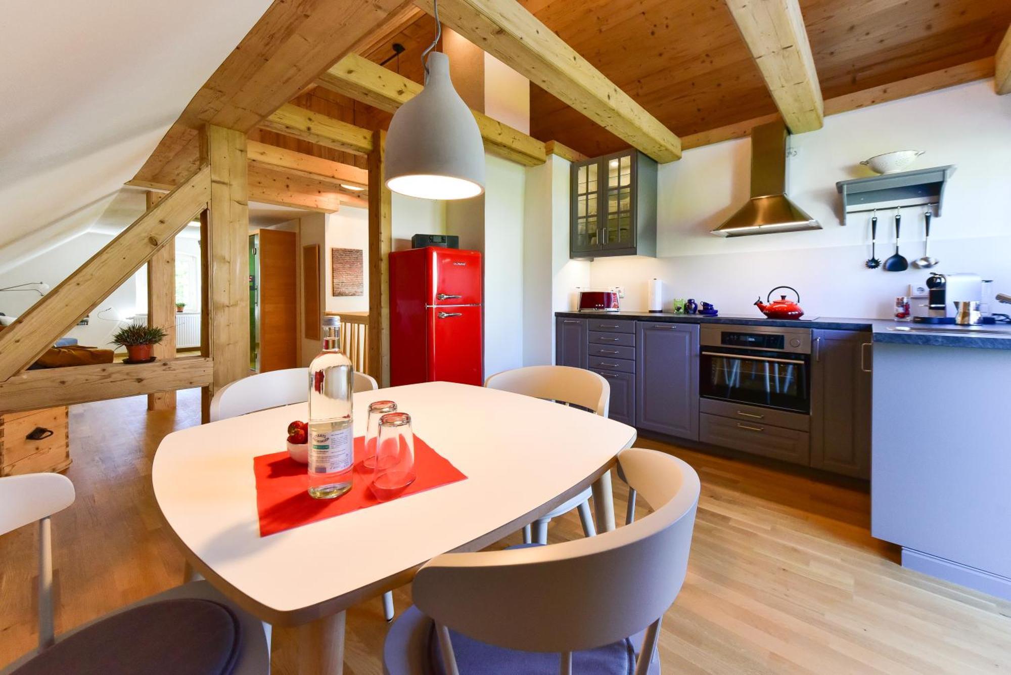 Dachgiebeloase Appartement Mehlmeisel Buitenkant foto